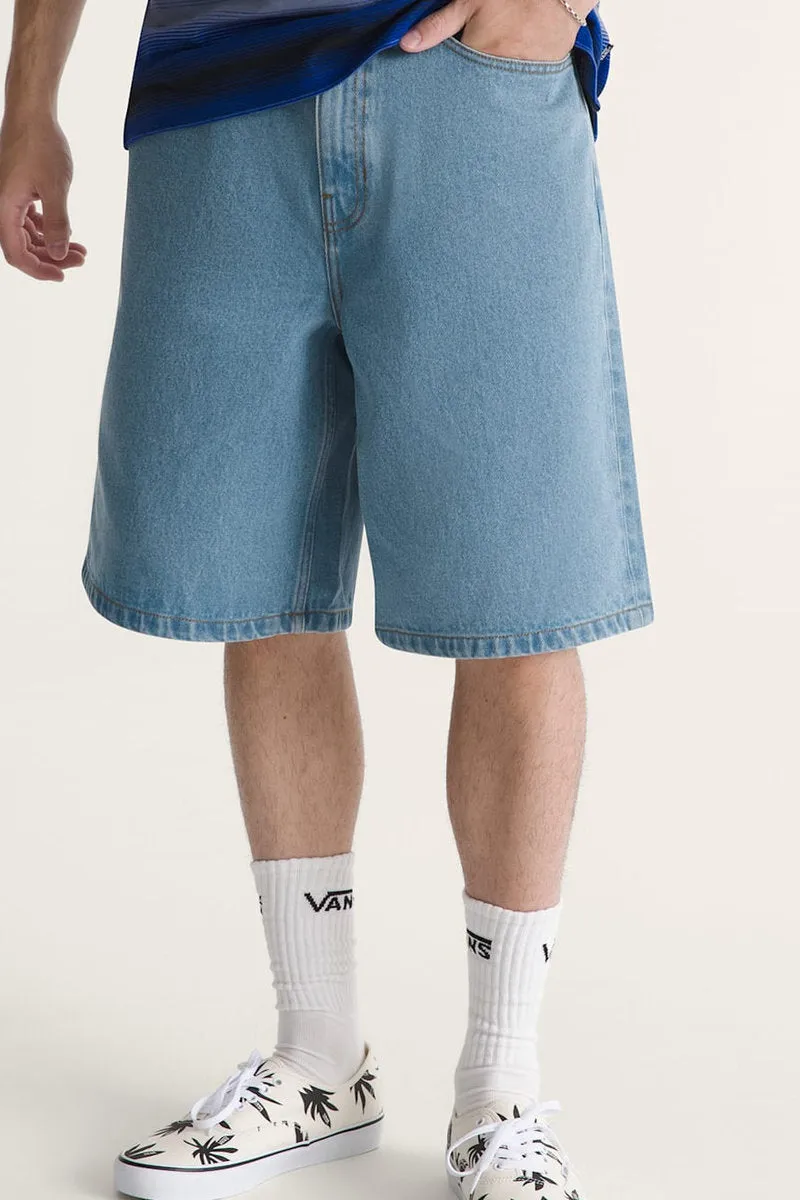Check-5 Baggy Denim Shorts sold by Below the Belt product image thumbnail 3