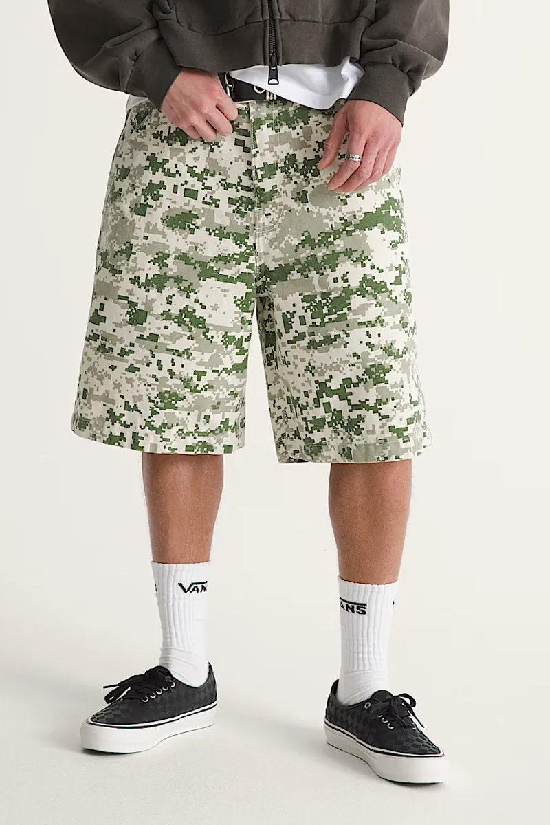 Check-5 Baggy Canvas Shorts sold by Below the Belt product image thumbnail 4