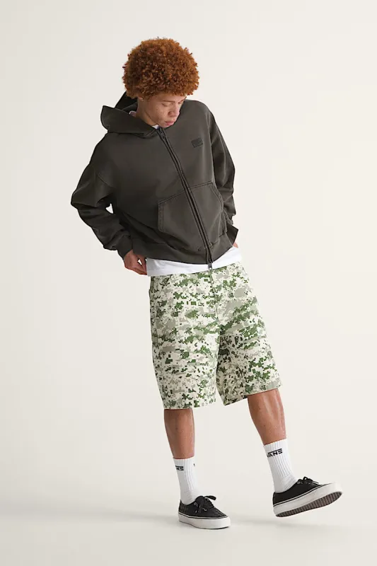 Check-5 Baggy Canvas Shorts made by Vans