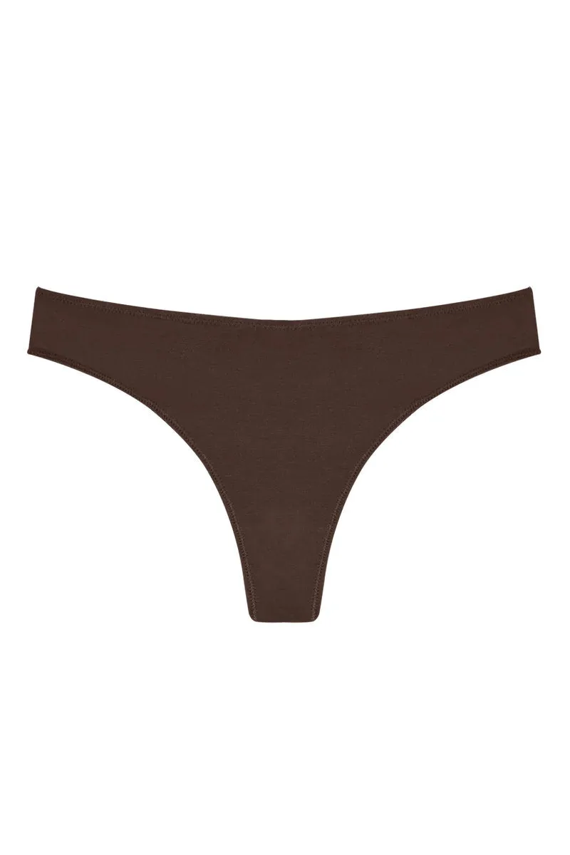 Low Profile Thong - Brown sold by Below the Belt
