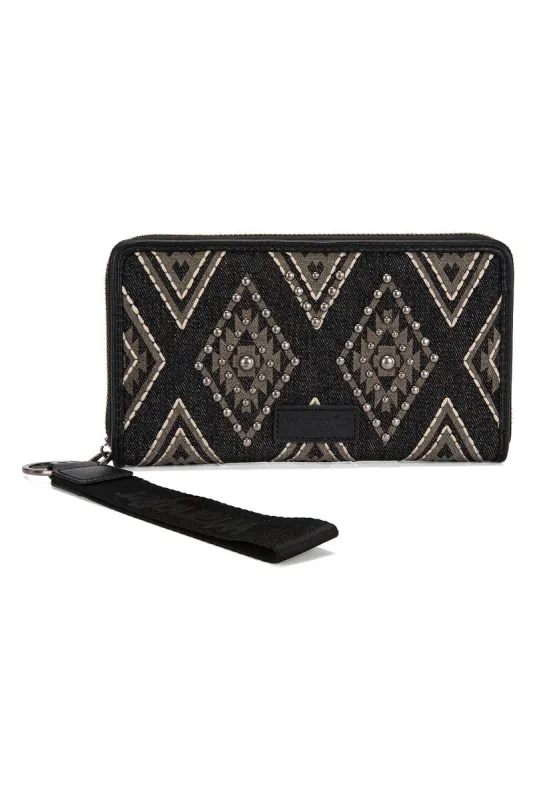 Aztec Studded Wallet made by Wrangler