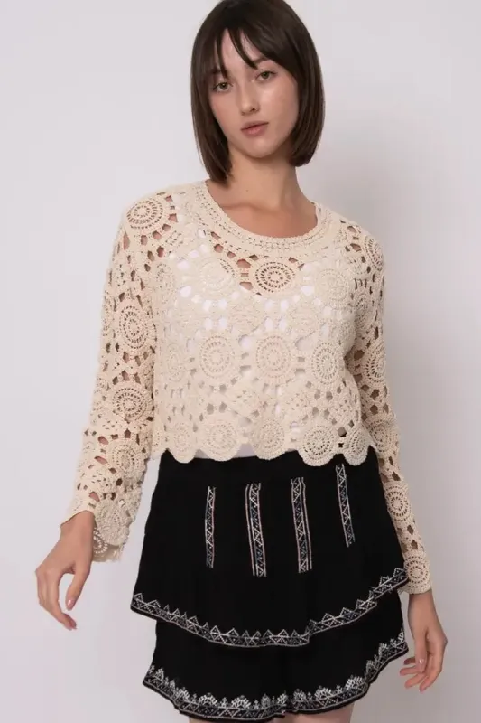 Intertwined Crochet Sweater made by RDI