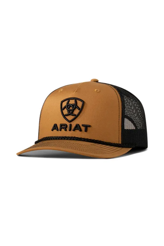 Embroidered Shield Snapback made by Ariat