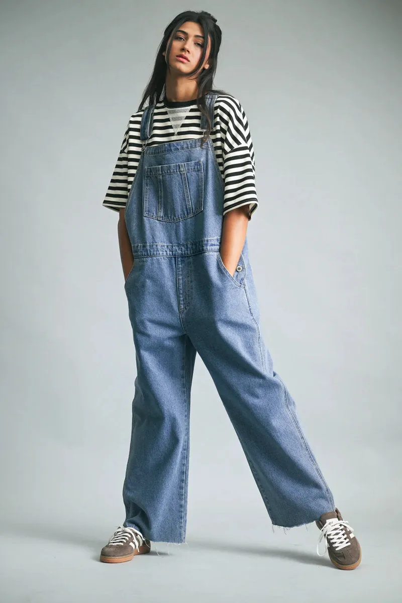Denim Overalls sold by Below the Belt