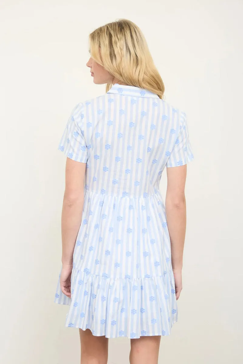 Honeycomb Floral Mini Dress sold by Below the Belt product image thumbnail 2
