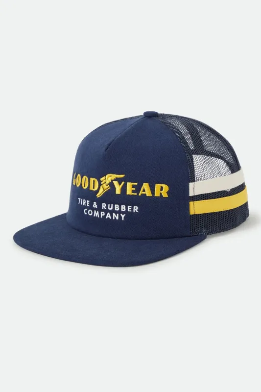 Goodyear Service Trucker Hat made by Brixton