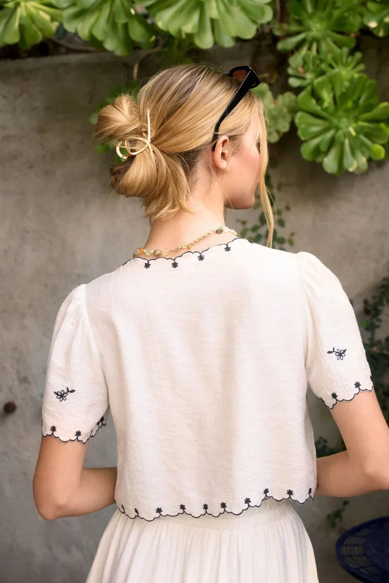 Birdy Tie Front Top sold by Below the Belt product image thumbnail 2
