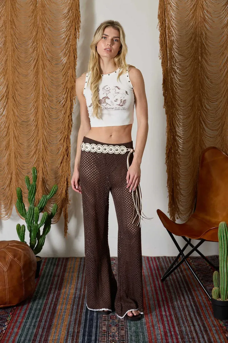 Western Stud Crop Top sold by Below the Belt product image thumbnail 4