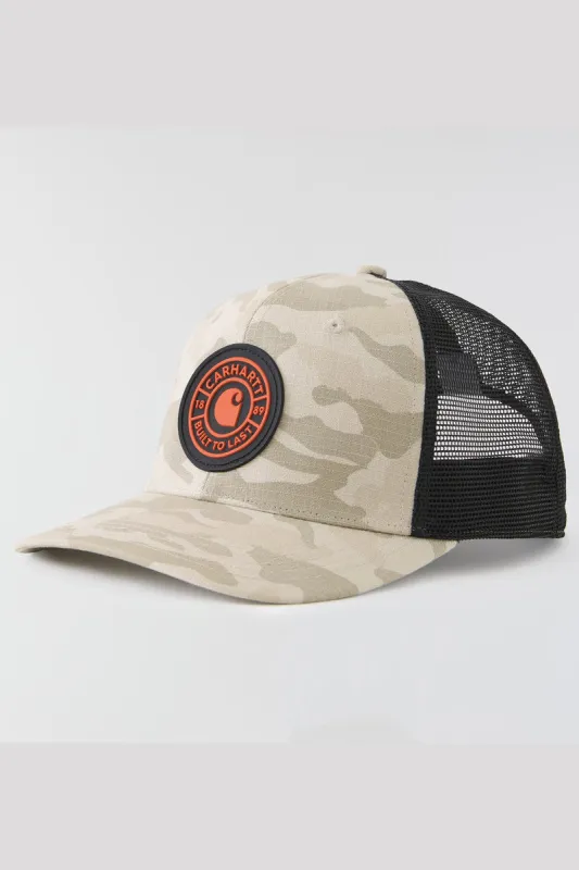 Oakland Built To Last Camo Cap made by Carhartt