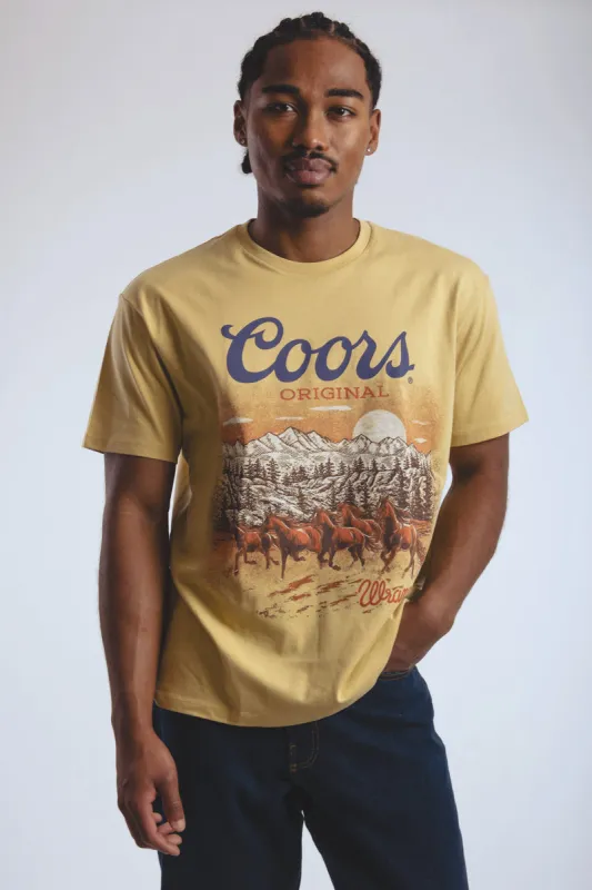 Wrangler X Coors Vintage Fit Tee made by Wrangler