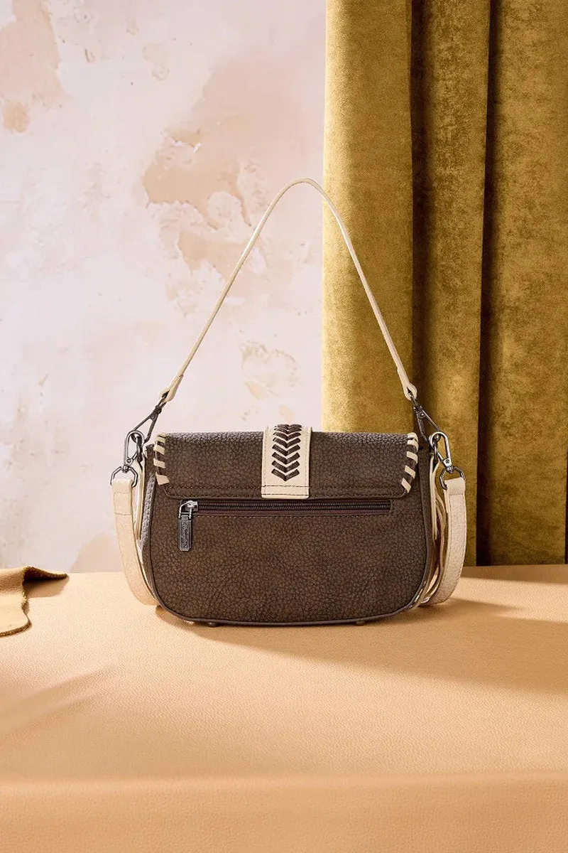Braided Tassel Saddle Crossbody sold by Below the Belt product image thumbnail 2