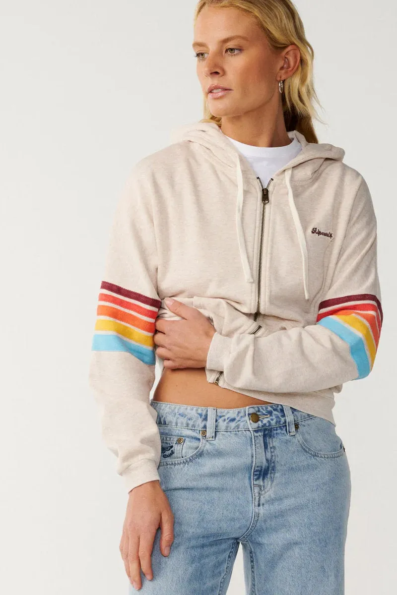 Surf Revival Relaxed Zip Hoodie sold by Below the Belt product image thumbnail 3
