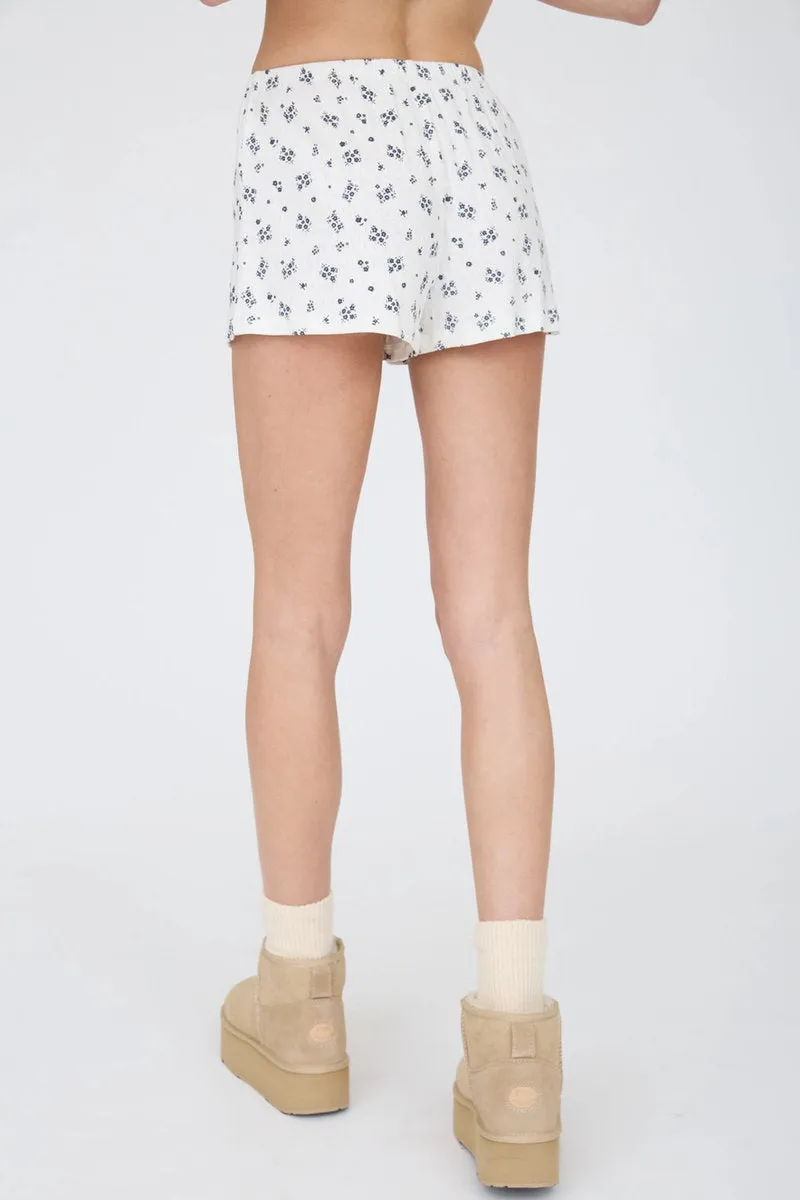 Floral Pointelle Mini Shorts sold by Below the Belt product image thumbnail 3