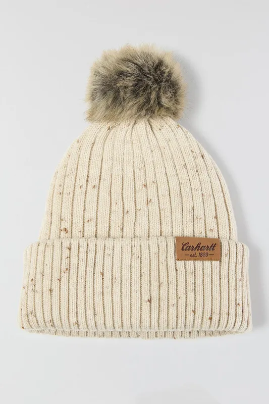 Wool Blend Cuffed Beanie - Oatmilk Nep made by Carhartt