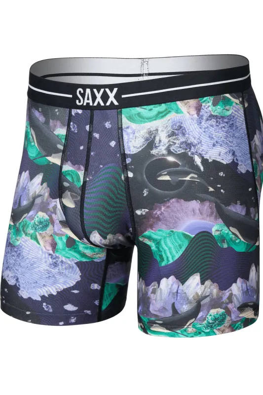 Volt Breathable Mesh Boxer Brief made by SAXX