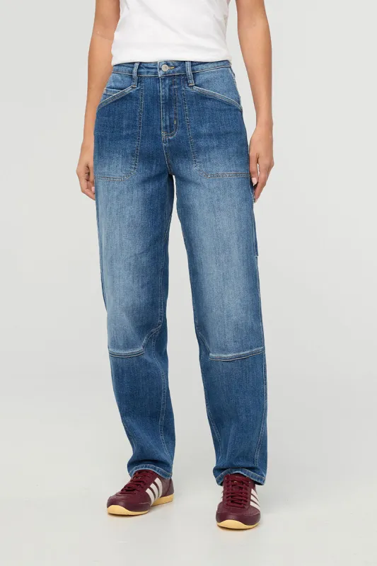 Performance Denim+ Utility Pant made by DUER