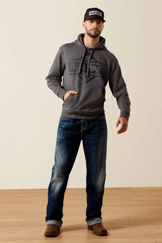 Leather Diamond Hoodie made by Ariat
