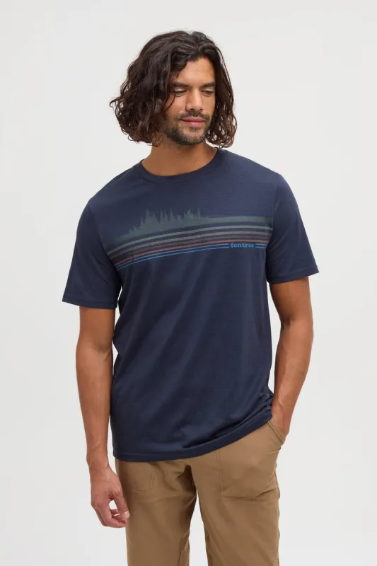 Retro Treeline Tee made by tentree