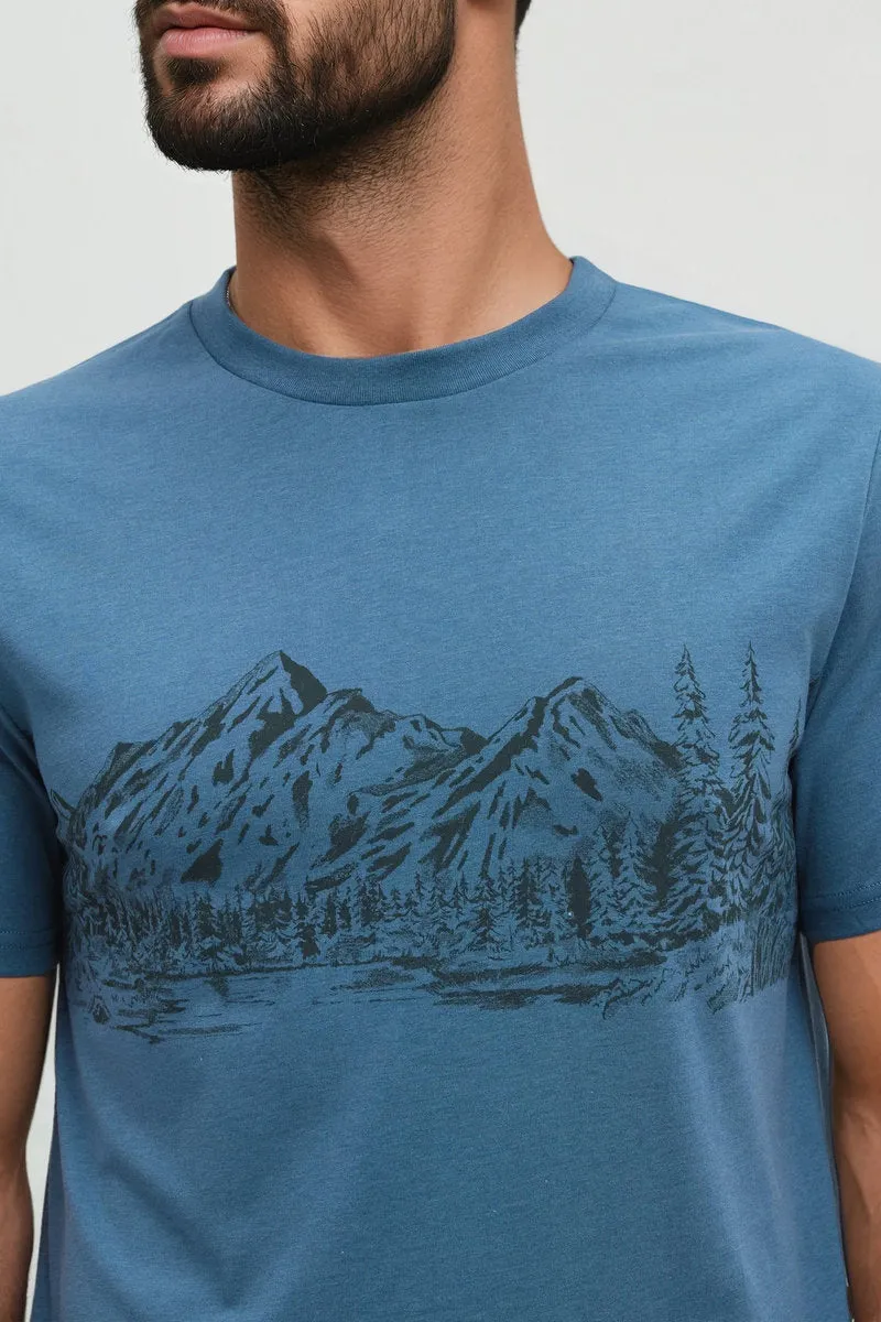 Mountain Scenic Tee sold by Below the Belt product image thumbnail 3