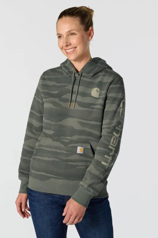 Marquette Camo Hoodie made by Carhartt