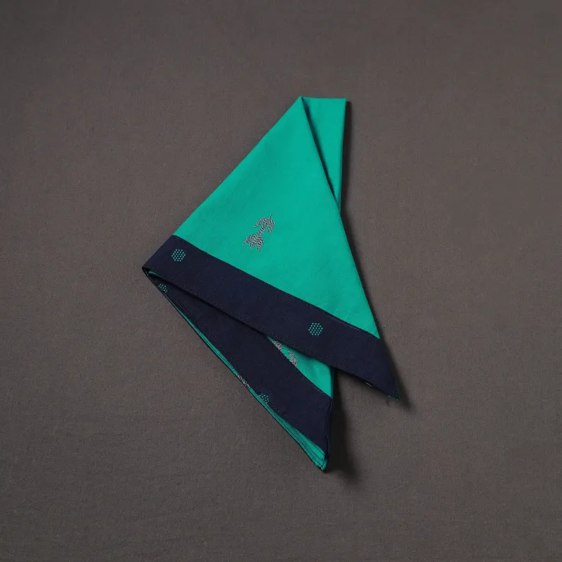 Green - Handmade Cotton Bandana 28 sold by Itokri