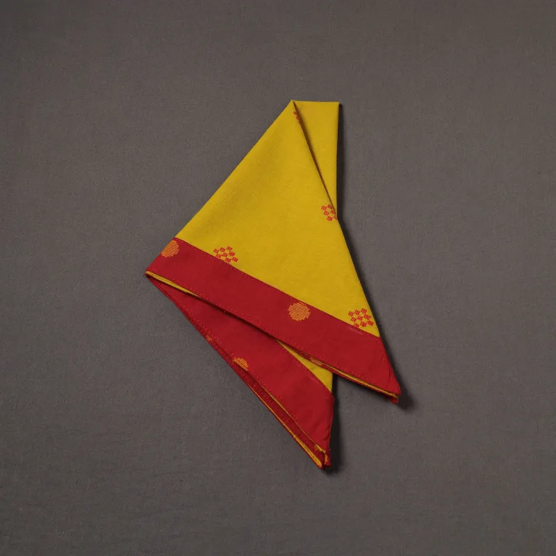 Yellow - Handmade Cotton Bandana 26 sold by Itokri