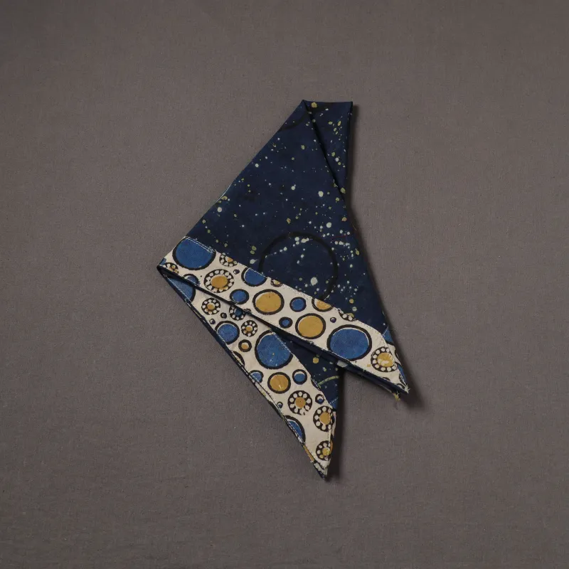 Blue - Handmade Cotton Bandana 07 sold by Itokri