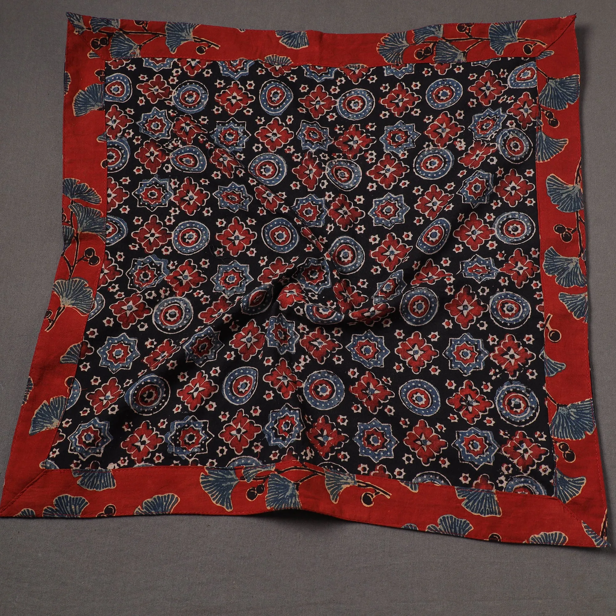 Black - Handmade Cotton Bandana 02 sold by Itokri product image thumbnail 2