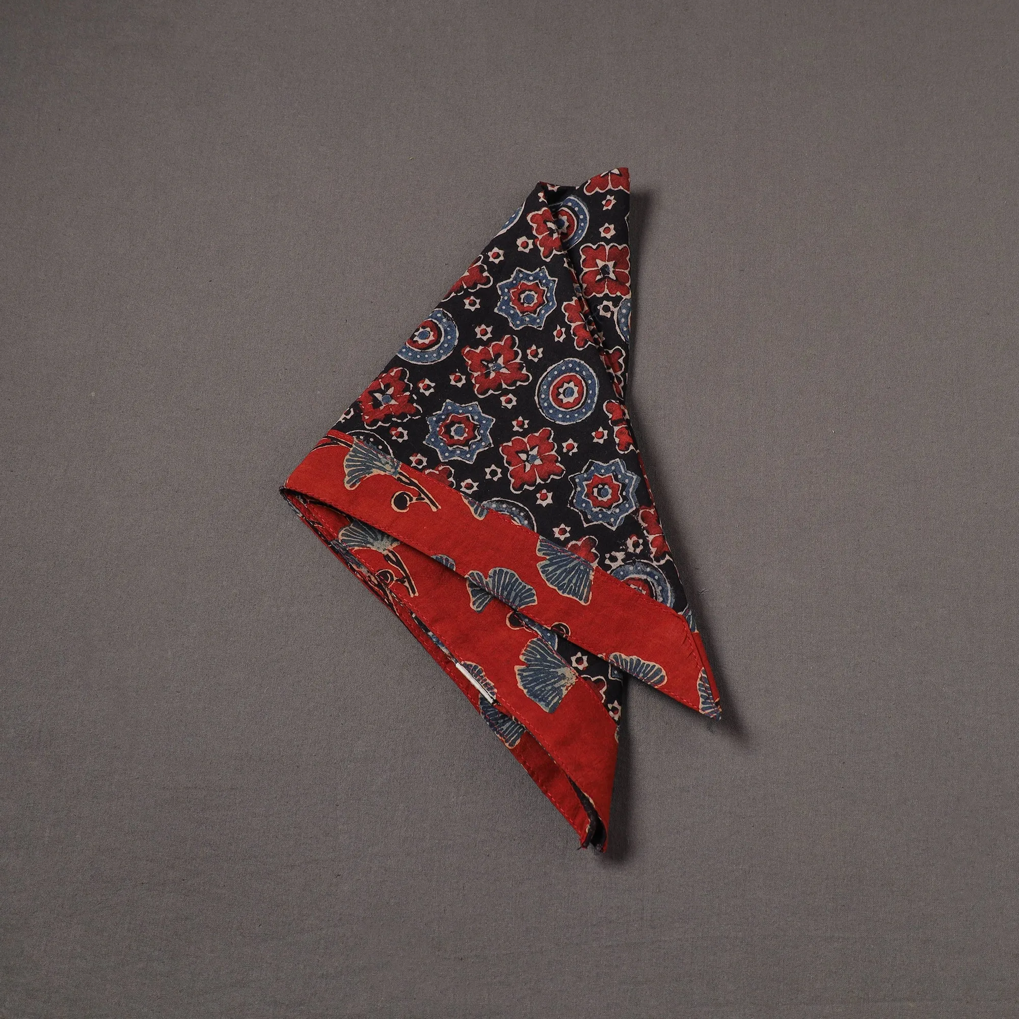 Black - Handmade Cotton Bandana 02 sold by Itokri