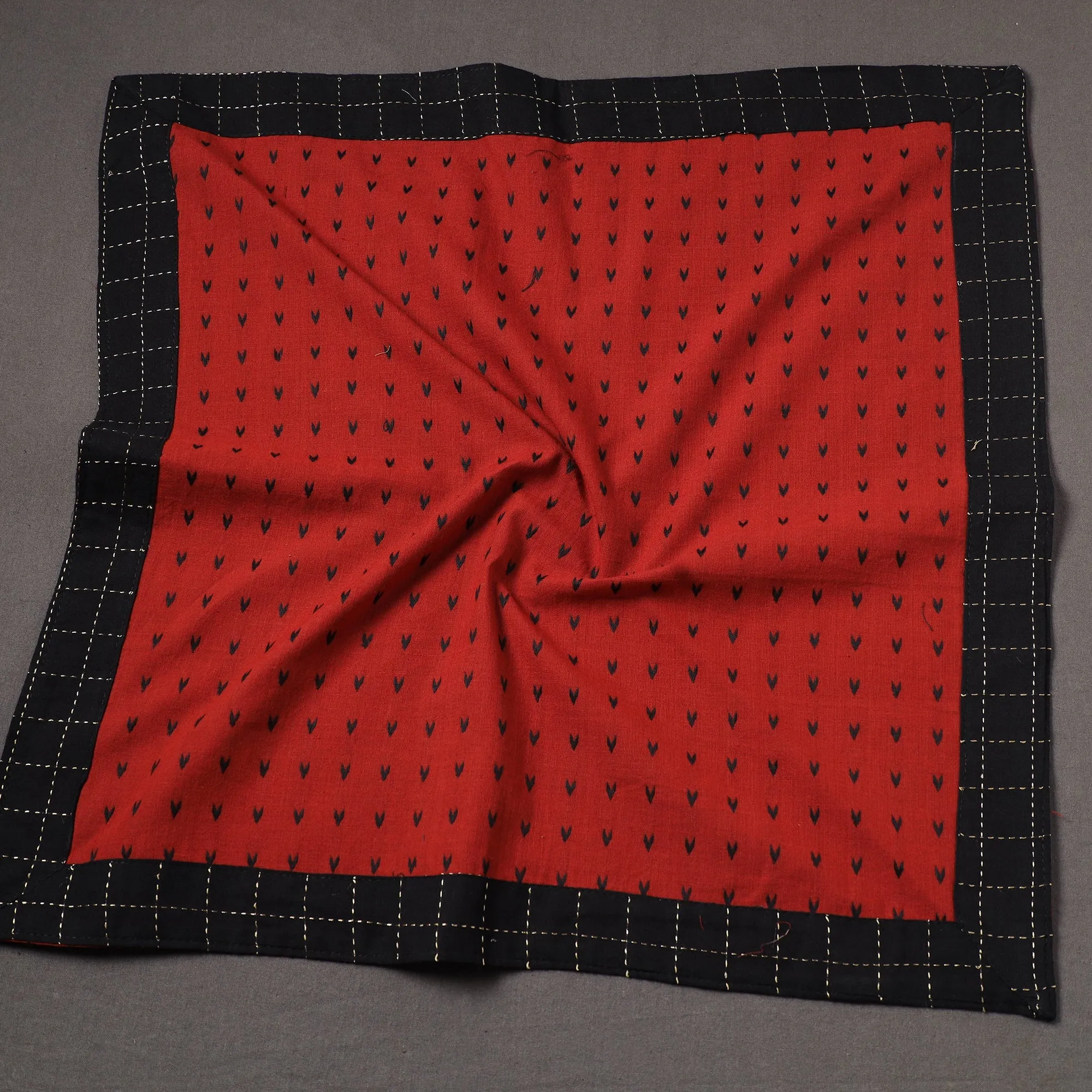 Red - Handmade Cotton Bandana 17 sold by Itokri product image thumbnail 2