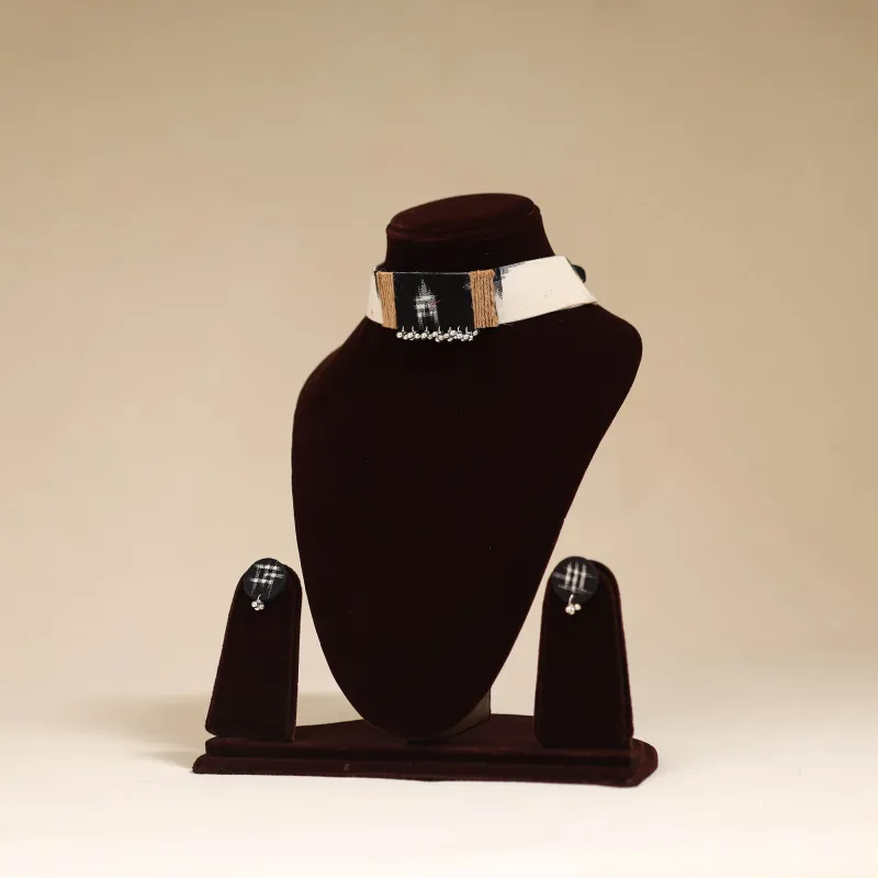 Multicolor - Fabart Jute Choker Necklace Set with Ghungroo Work 40 sold by Itokri