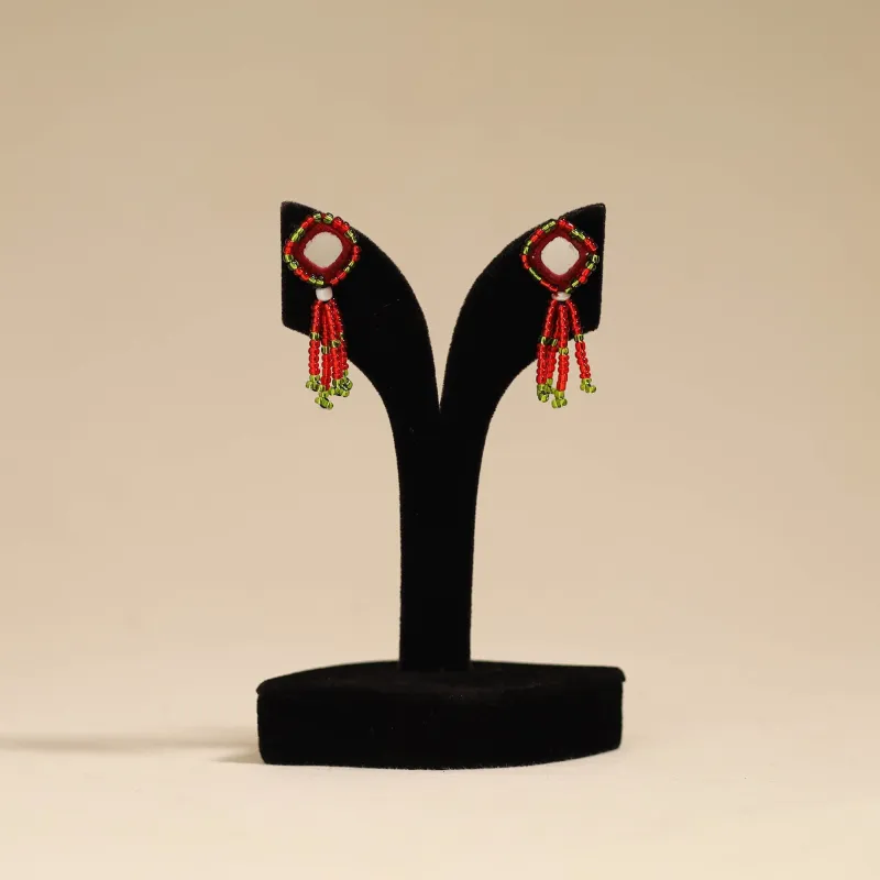 Banjara Embroidery Mirror Work Handmade Earrings 11 sold by Itokri