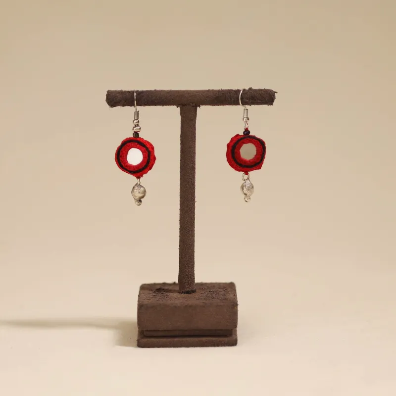 Banjara Embroidery Mirror Work Handmade Earrings 09 sold by Itokri