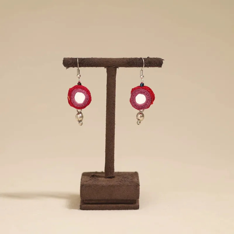 Banjara Embroidery Mirror Work Handmade Earrings 08 sold by Itokri