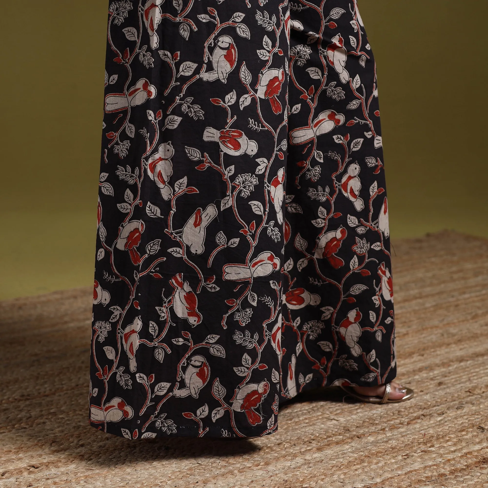 Black - Kalamkari Printed Cotton 2pc Kurta Set for women 13 sold by Itokri product image thumbnail 5