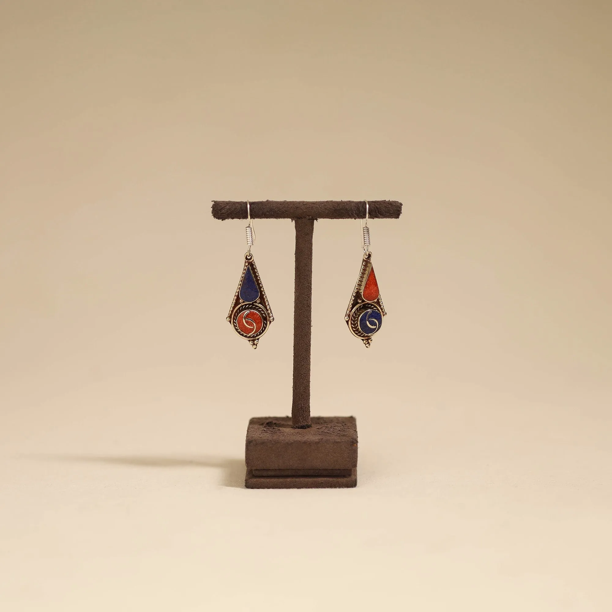 Multicolor - Ethnic Tribal Tibetan Earrings from Himalaya 23 sold by Itokri