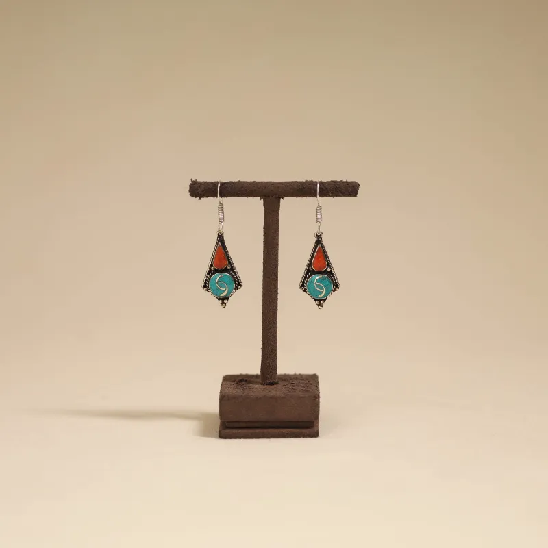 Multicolor - Ethnic Tribal Tibetan Earrings from Himalaya 10 sold by Itokri