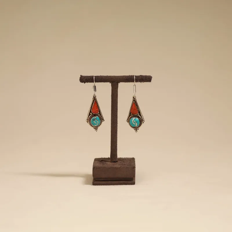 Multicolor - Ethnic Tribal Tibetan Earrings from Himalaya 08 sold by Itokri