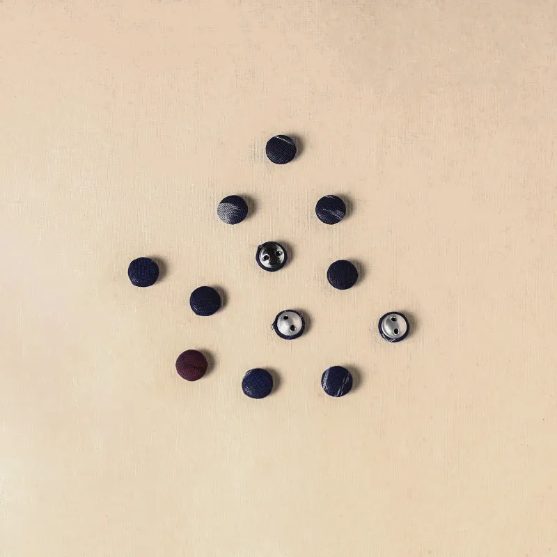1.5cm Handmade Fabric Small Button (Set of 12) 29 sold by Itokri