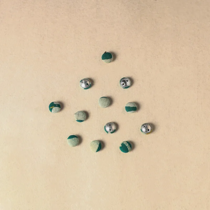 1.5cm Handmade Fabric Small Button (Set of 12) 15 sold by Itokri