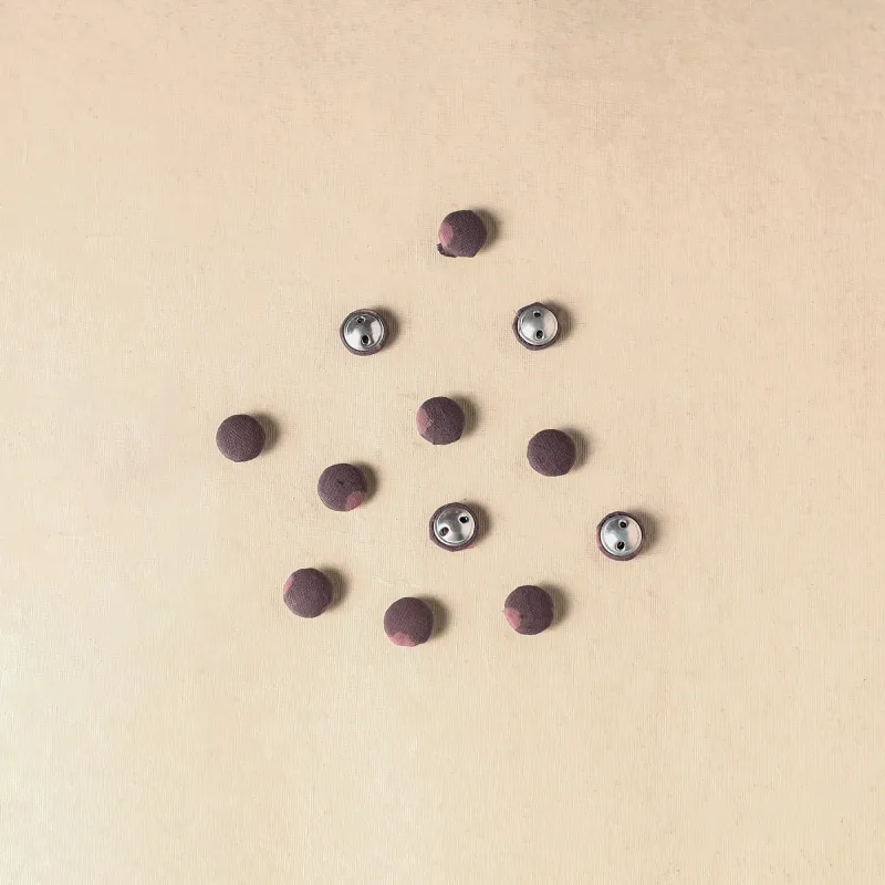 1.5cm Handmade Fabric Small Button (Set of 12) 13 sold by Itokri