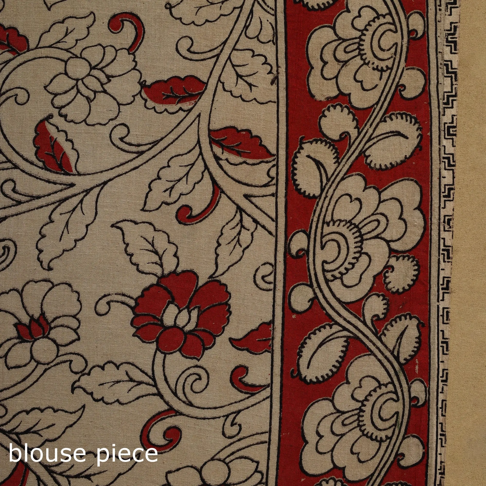 Green - Printed Cotton Kalamkari Saree 29 sold by Itokri product image thumbnail 5