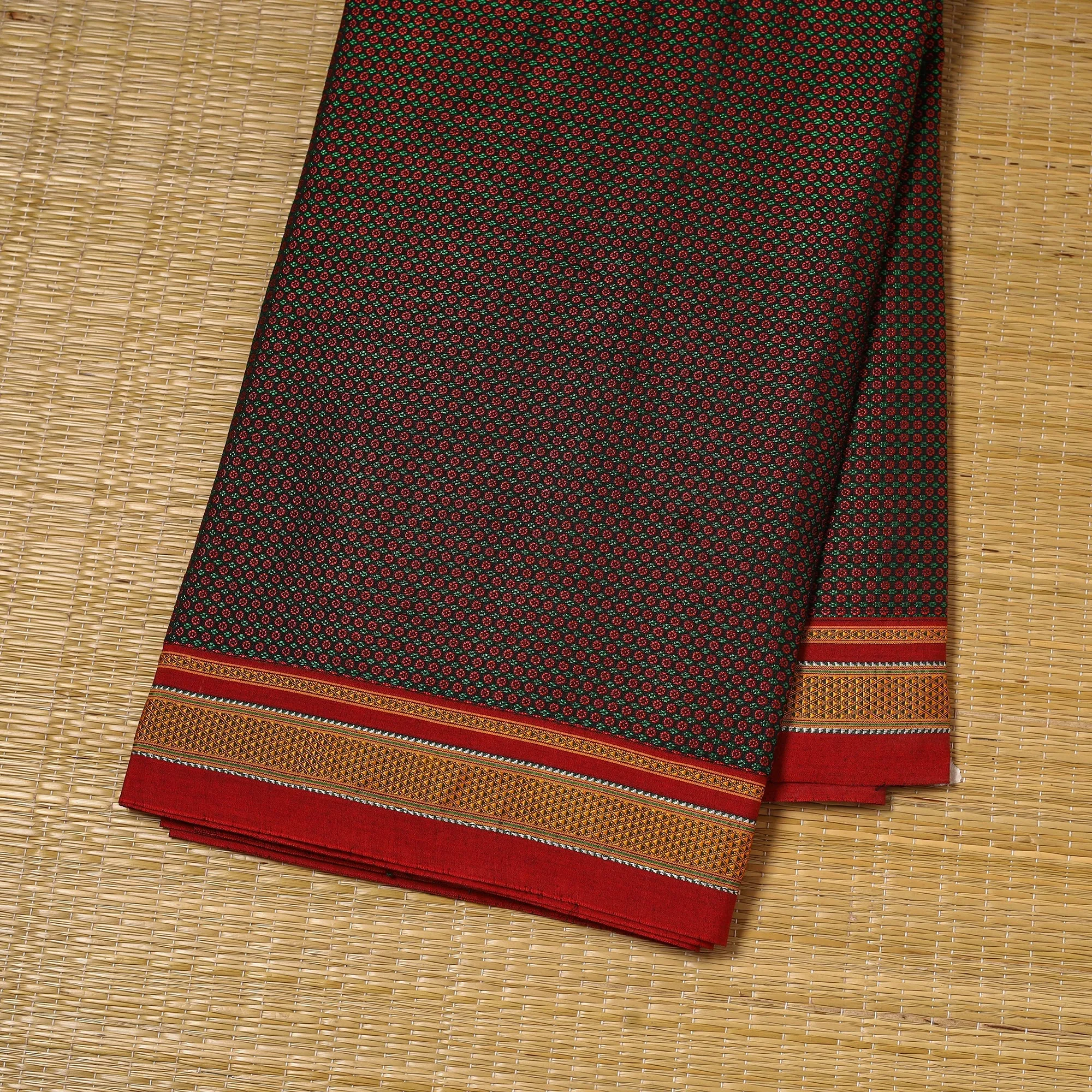 Multicolor - Karnataka Weave Cotton Khun Fabric 31 sold by Itokri product image thumbnail 2