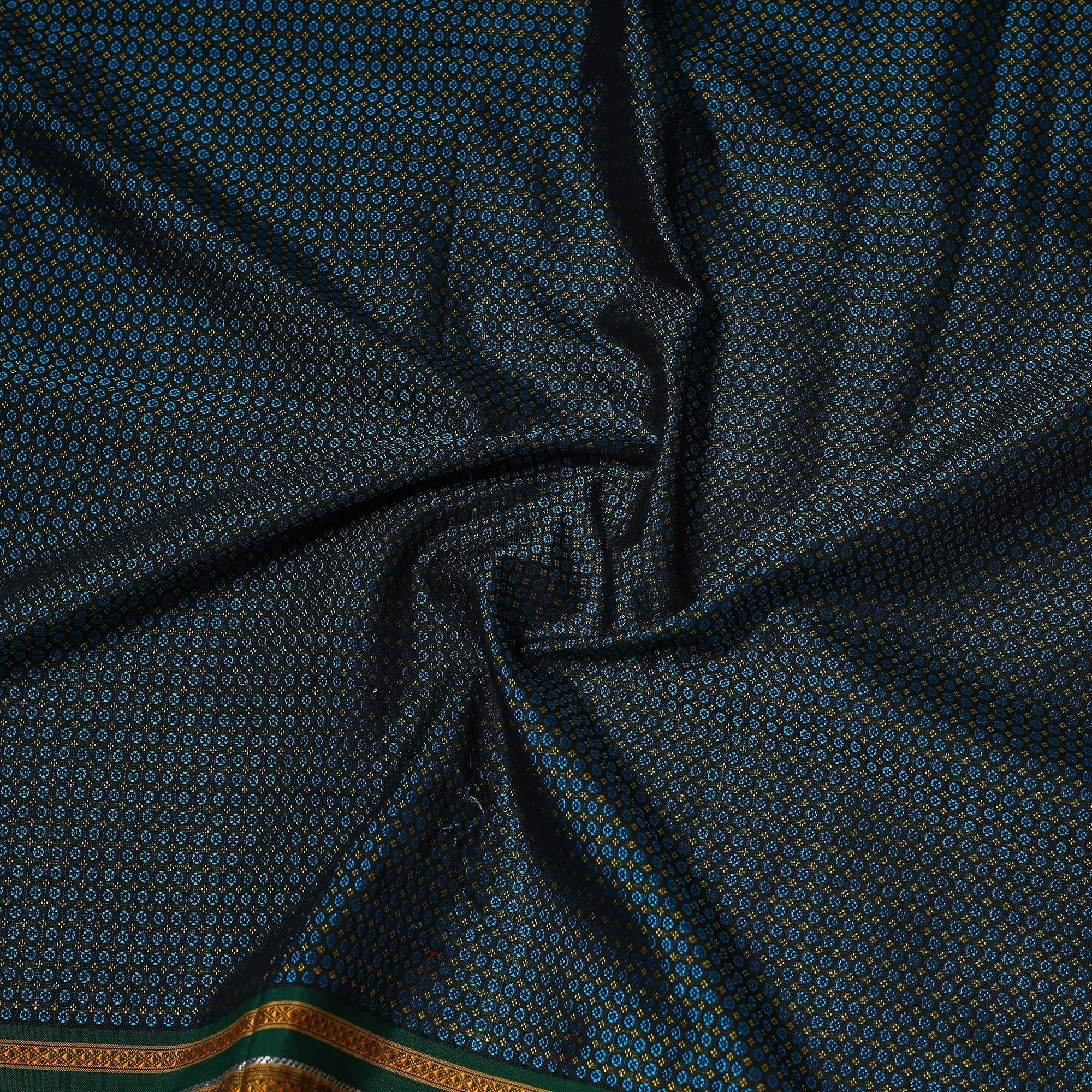 Blue - Karnataka Weave Cotton Khun Fabric 30 sold by Itokri product image thumbnail 3