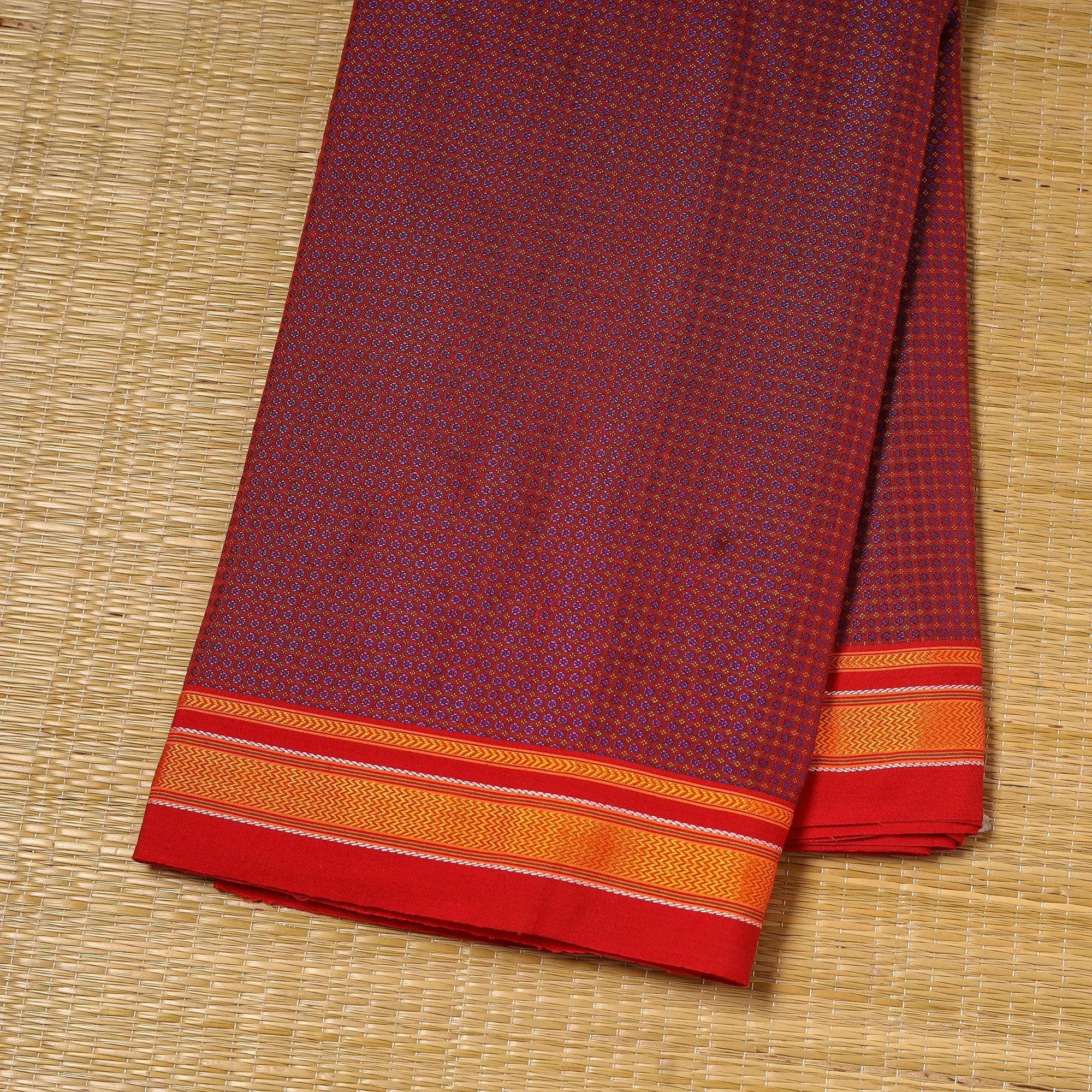 Pink - Karnataka Weave Cotton Khun Fabric 26 sold by Itokri product image thumbnail 2