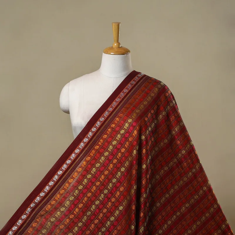 Multicolor - Karnataka Weave Silk Cotton Khun Fabric 06 sold by Itokri