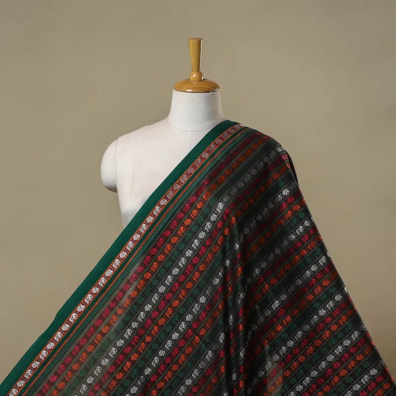 Multicolor - Karnataka Weave Silk Cotton Khun Fabric 05 sold by Itokri