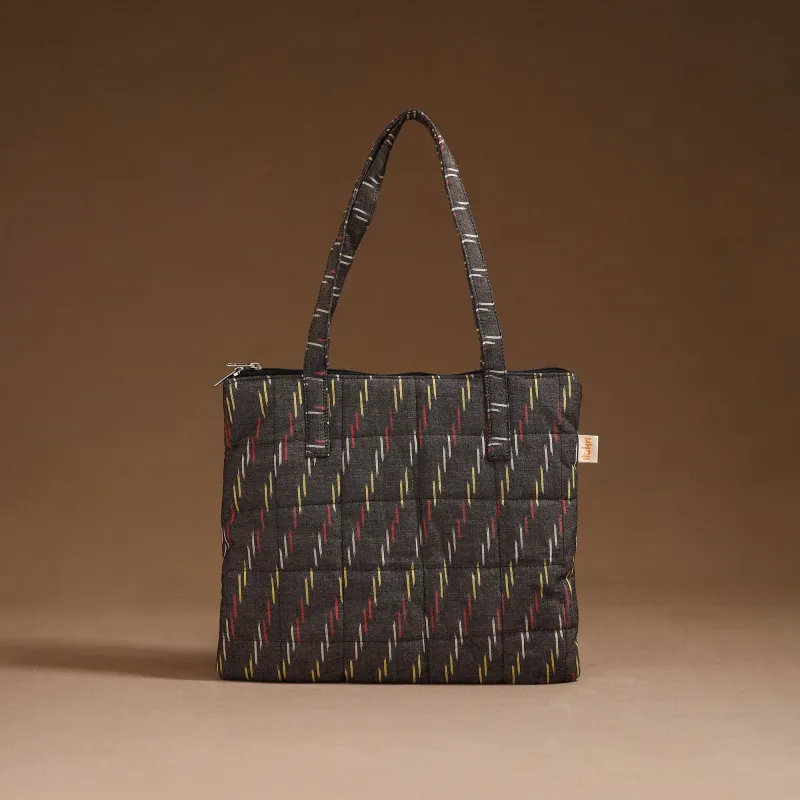 Brown - Handcrafted Quilted Handbag 29 made by Itokri