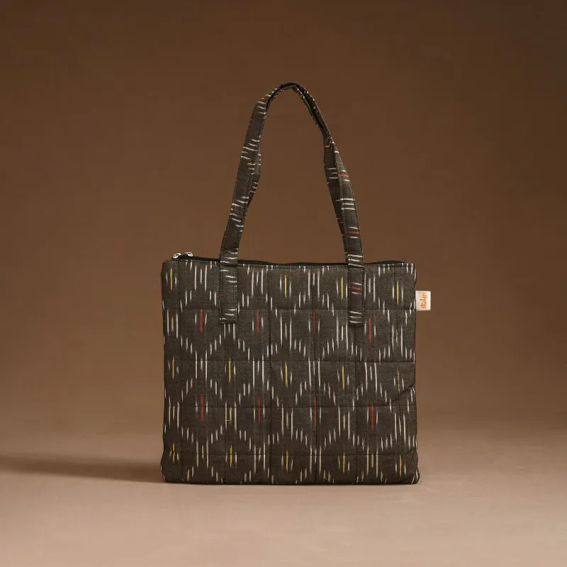 Brown - Handcrafted Quilted Handbag 27 sold by Itokri