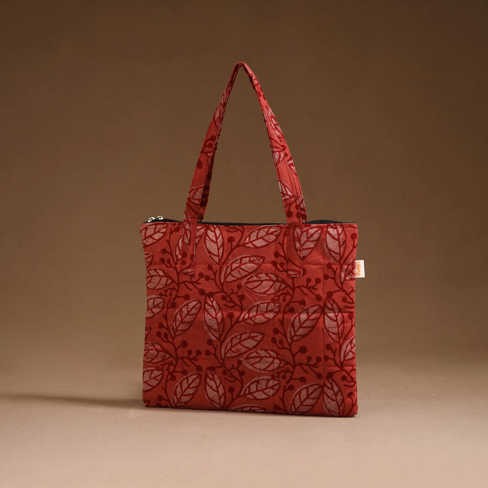 Red - Handcrafted Quilted Handbag 12 sold by Itokri product image thumbnail 2